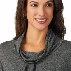 Women's Cuddl Duds® Ultra Cozy Long Sleeve Cowlneck Tunic Top Cloud Blue Heather 12 Women's Cuddl Duds® Ultra Cozy Long Sleeve Cowlneck Tunic Top Cloud Blue Heather -Cuddl Duds Shop unnamed file 556