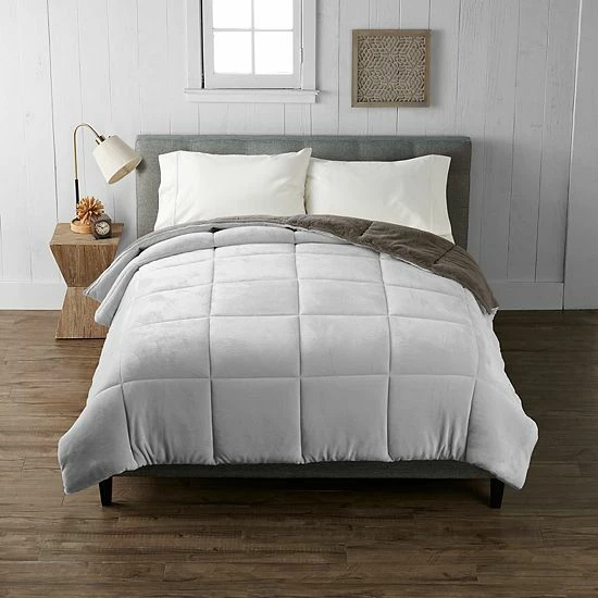 Cuddl Duds® Cozy Soft Comforter Red Ivory 8 Cuddl Duds® Cozy Soft Comforter Red Ivory - Image 8