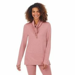 Women's Cuddl Duds® Ultra Cozy Long Sleeve Cowlneck Tunic Top Cloud Blue Heather 16 Women's Cuddl Duds® Ultra Cozy Long Sleeve Cowlneck Tunic Top Cloud Blue Heather -Cuddl Duds Shop unnamed file 560