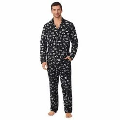 Men's Cuddl Duds Cozy Lodge Pajama Set Black Novelty -Cuddl Duds Shop unnamed file 601