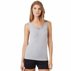 Cuddl Duds® SofTech Venice Lace-Trim Tank - Women's Wine -Cuddl Duds Shop unnamed file 638