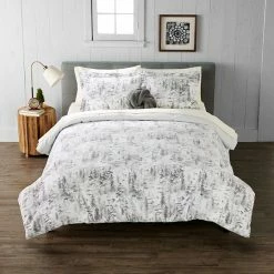 Cuddl Duds® Heavyweight Flannel Watercolor Floral Comforter Set With Shams