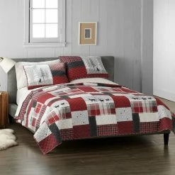 Cuddl Duds® Flannel Quilt Set Toile Lodge -Cuddl Duds Shop unnamed file 785