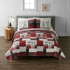 Cuddl Duds® Flannel Quilt Set Toile Lodge -Cuddl Duds Shop unnamed file 787