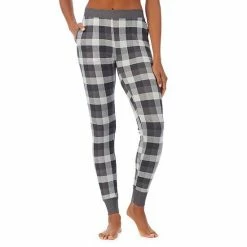 Women's Cuddl Duds® Stretch Thermal Leggings Grey Multi Fairisle -Cuddl Duds Shop unnamed file 807