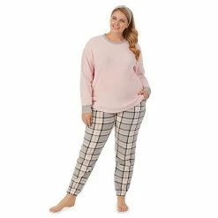 Plus Size Cuddl Duds 3-pc. Stretch Fleece Long Sleeve Pajama Top, Pajama Pants & Headband Set Pink Gray Plaid 11 Plus Size Cuddl Duds 3-pc. Stretch Fleece Long Sleeve Pajama Top, Pajama Pants & Headband Set Pink Gray Plaid -Cuddl Duds Shop unnamed file 837