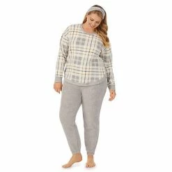 Plus Size Cuddl Duds 3-pc. Stretch Fleece Long Sleeve Pajama Top, Pajama Pants & Headband Set Pink Gray Plaid 12 Plus Size Cuddl Duds 3-pc. Stretch Fleece Long Sleeve Pajama Top, Pajama Pants & Headband Set Pink Gray Plaid -Cuddl Duds Shop unnamed file 838
