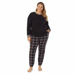 Plus Size Cuddl Duds 3-pc. Stretch Fleece Long Sleeve Pajama Top, Pajama Pants & Headband Set Pink Gray Plaid 13 Plus Size Cuddl Duds 3-pc. Stretch Fleece Long Sleeve Pajama Top, Pajama Pants & Headband Set Pink Gray Plaid -Cuddl Duds Shop unnamed file 839