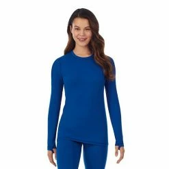 Women's Cuddl Duds® Far-Infrared Enhance Long Sleeve Crewneck Top Magenta -Cuddl Duds Shop unnamed file 875