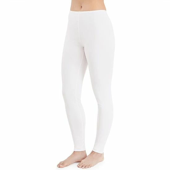 Women's Cuddl Duds® Climatesmart Leggings White 5 Women's Cuddl Duds® Climatesmart Leggings White - Image 5