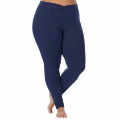 Plus Size Cuddl Duds® Softwear With Stretch Leggings Dress Blues -Cuddl Duds Shop unnamed file 954