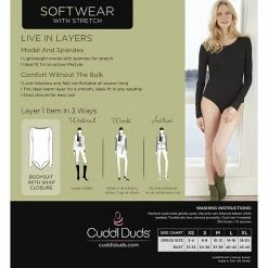 Women’s Cuddl Duds® Softwear With Stretch Long Sleeve Bodysuit Ivory 19 Women’s Cuddl Duds® Softwear With Stretch Long Sleeve Bodysuit Ivory -Cuddl Duds Shop unnamed file 968