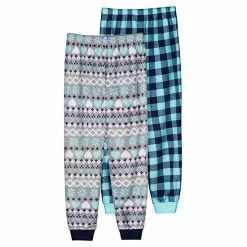 Girls Cuddl Duds® 2-Piece Pajama Pants Pack Unicorn Hearts -Cuddl Duds Shop unnamed file 981